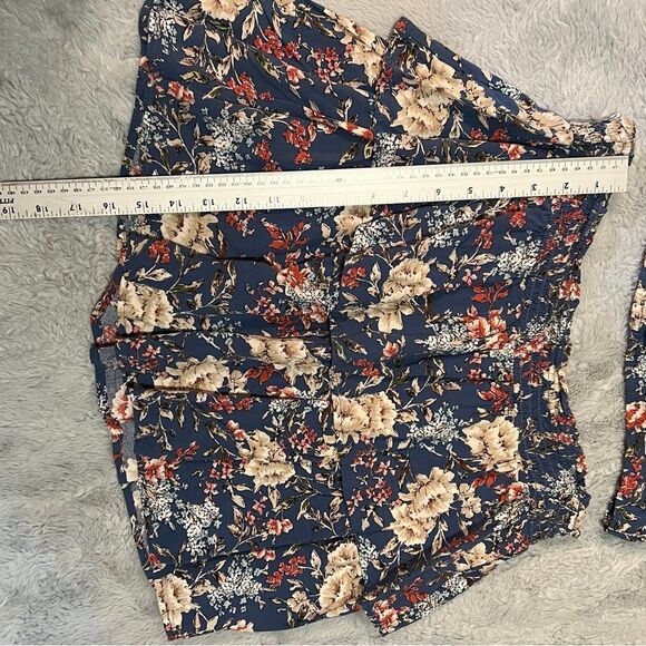 City Vibe Two Piece Skirt Set Floral and Ruffles Cute!!! Women's XL - Picture 9 of 11